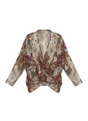 Blush Drift Blouse