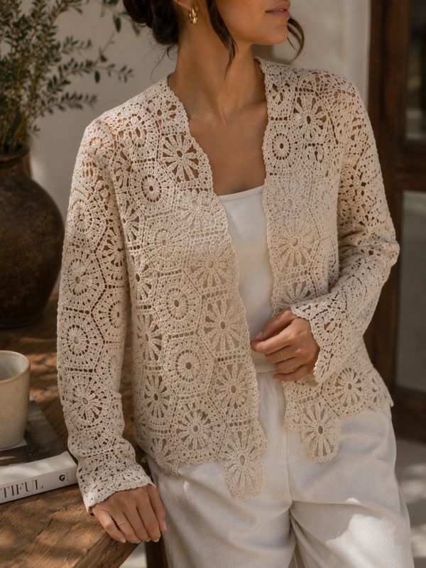 Luna Crochet Cardigan