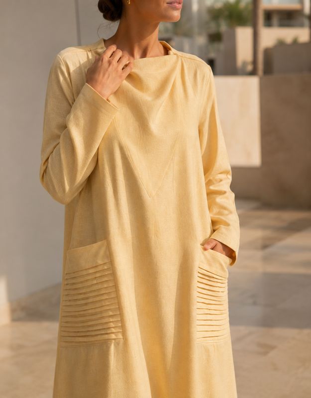Solene Linen Dress