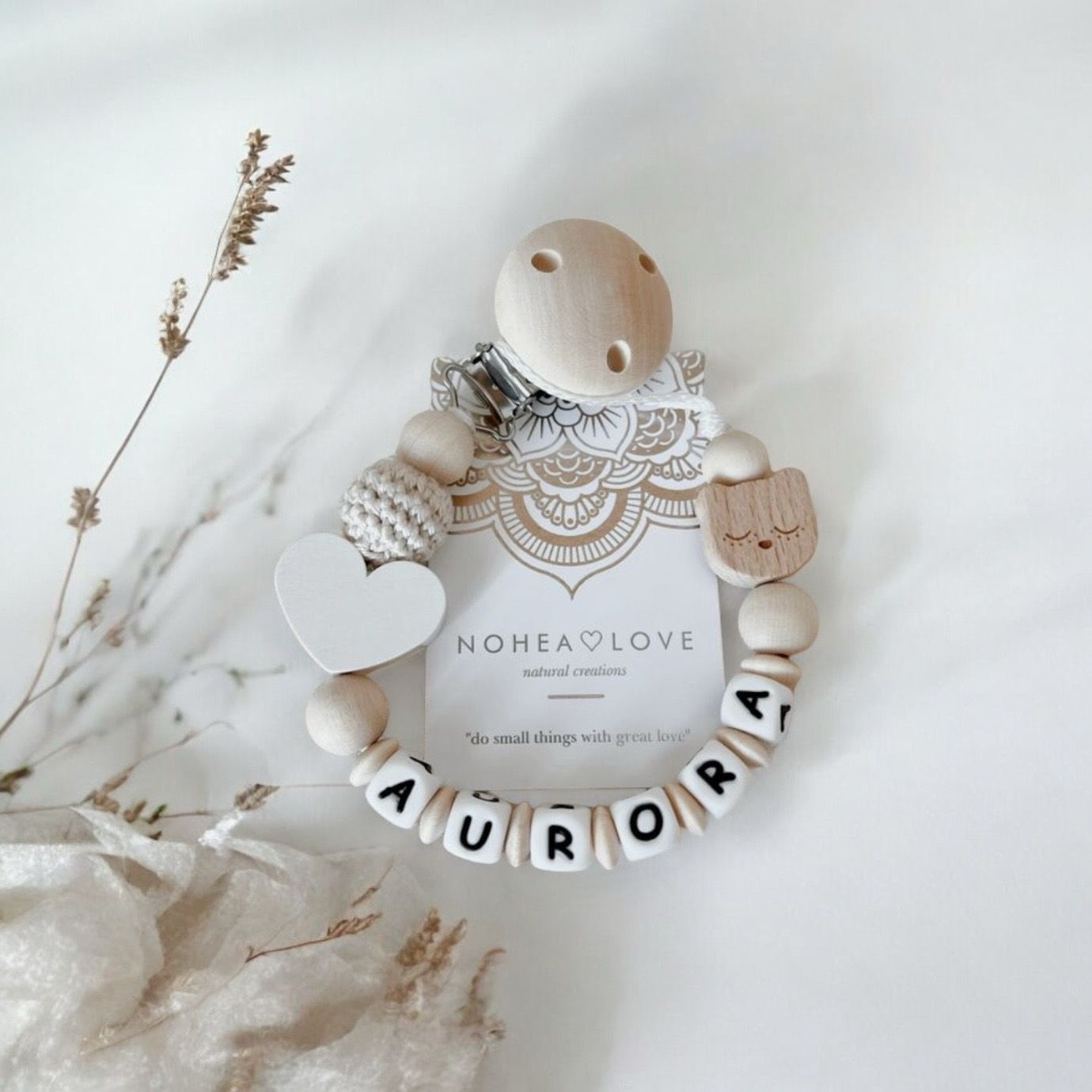 Bestseller • Big Heart White • Baby Nuggikette
