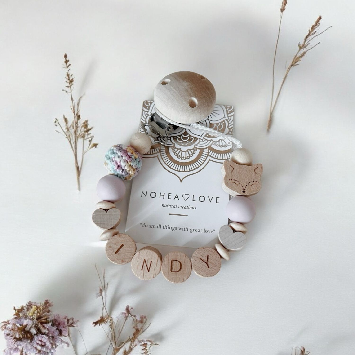 Mini Heart Wood Unicorn Edition • Baby Nuggikette