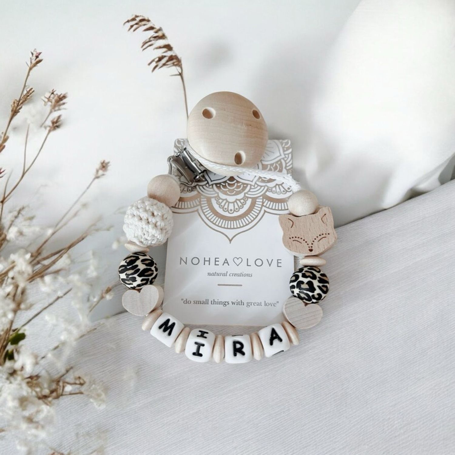 Mini Heart Leo • Baby Nuggikette