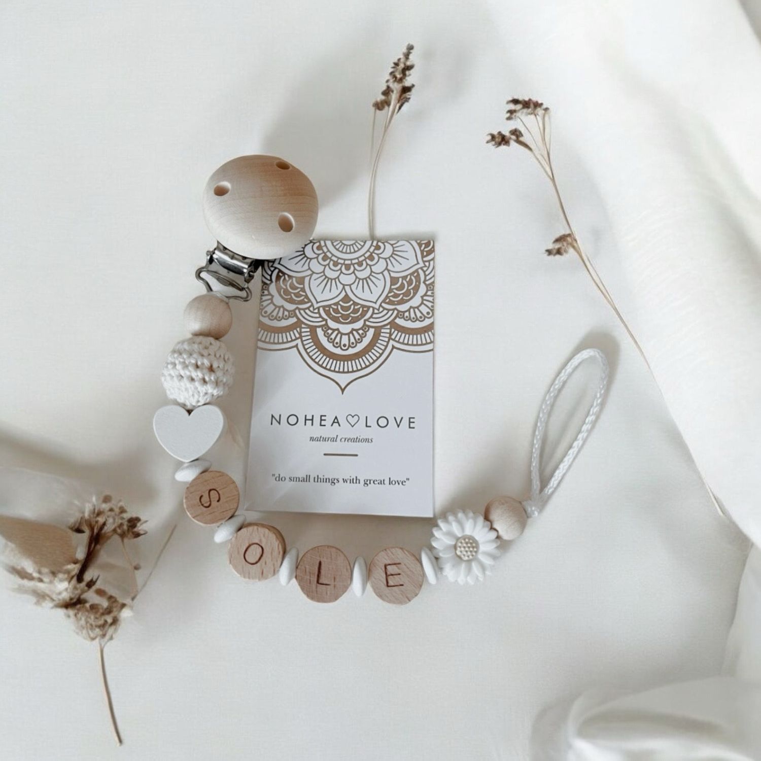 Daisy Natural Wood • Baby Nuggikette