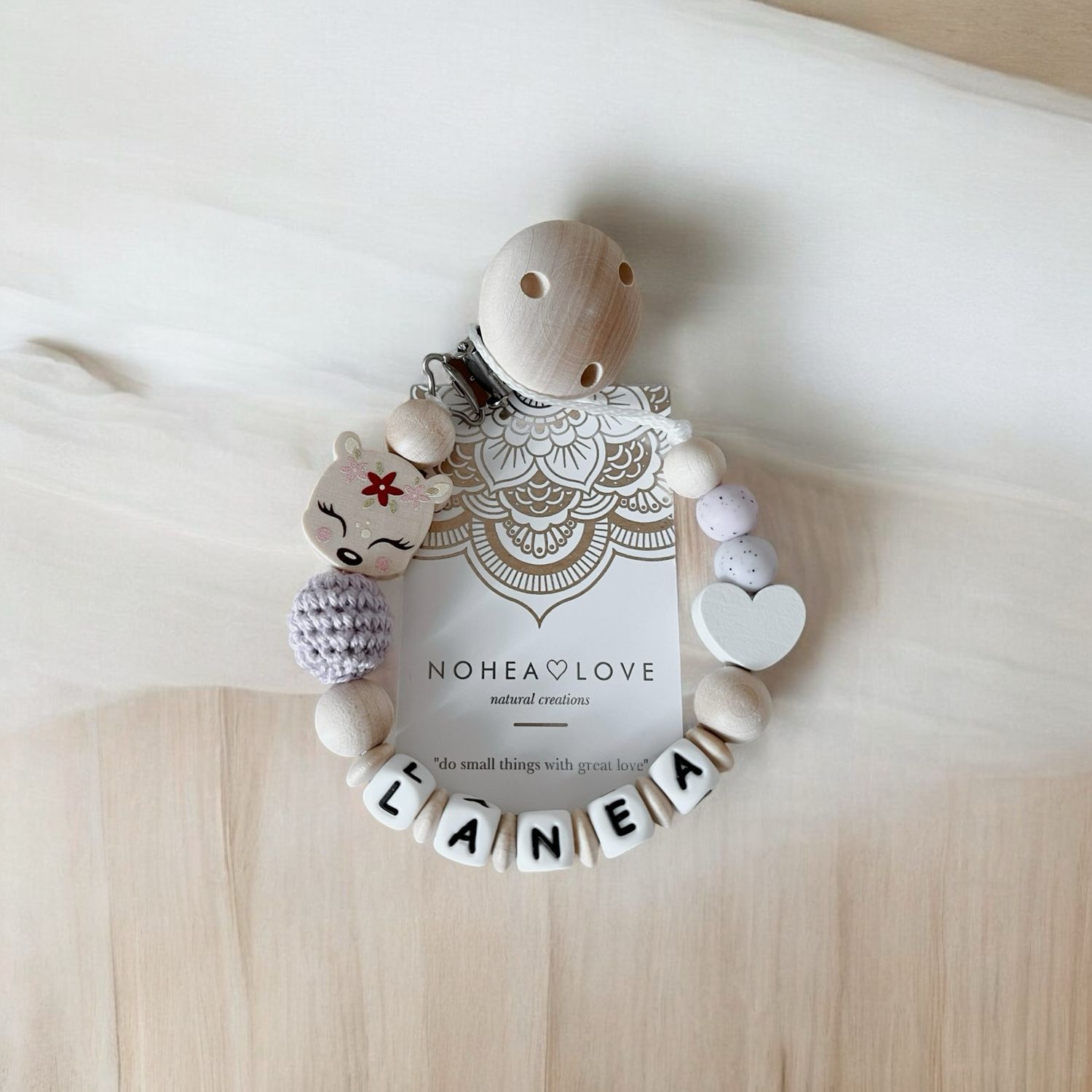 Bambi Pastell Shabby • Baby Nuggikette
