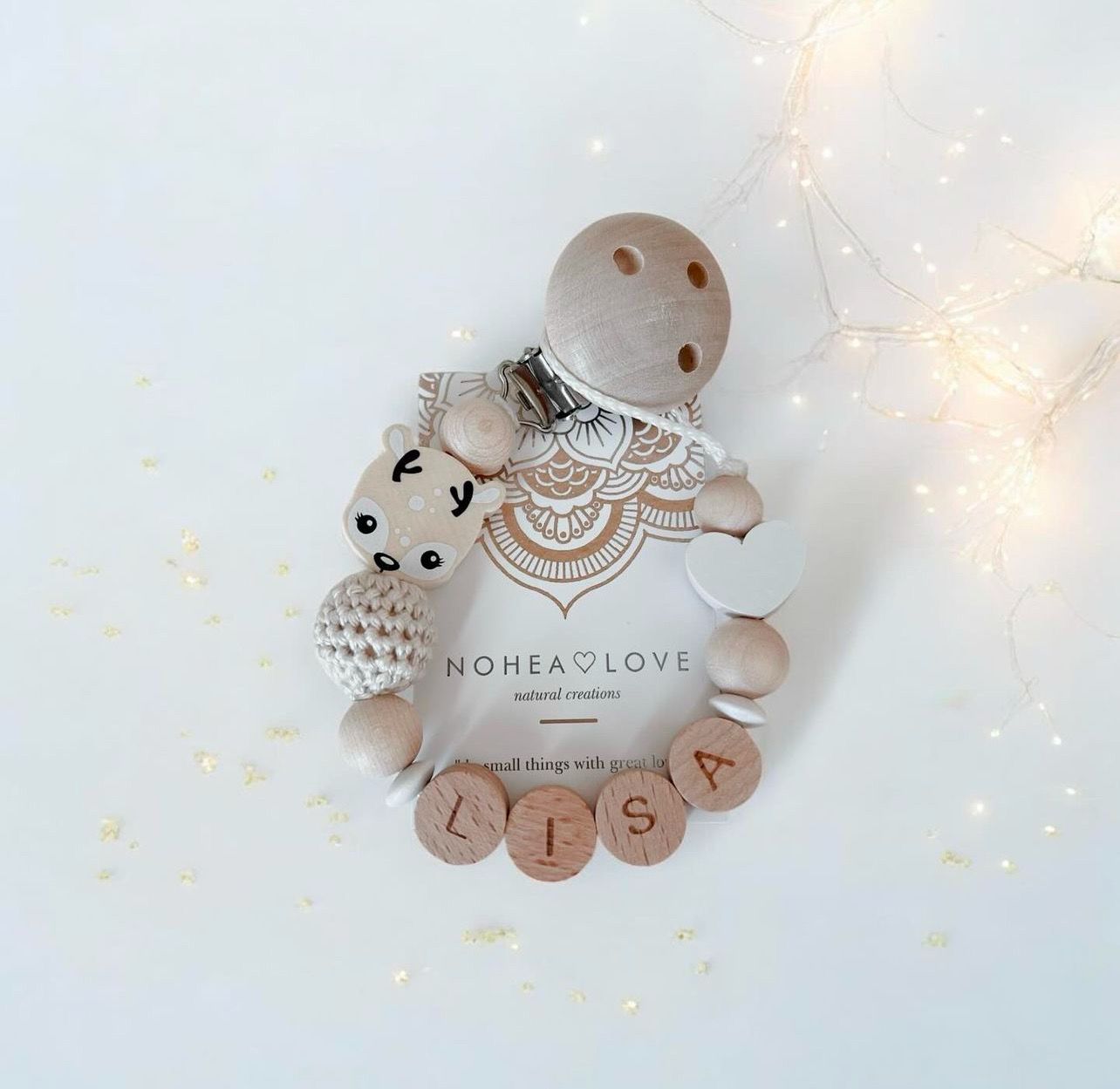 Lovely Hirsch Wood • Baby Nuggikette