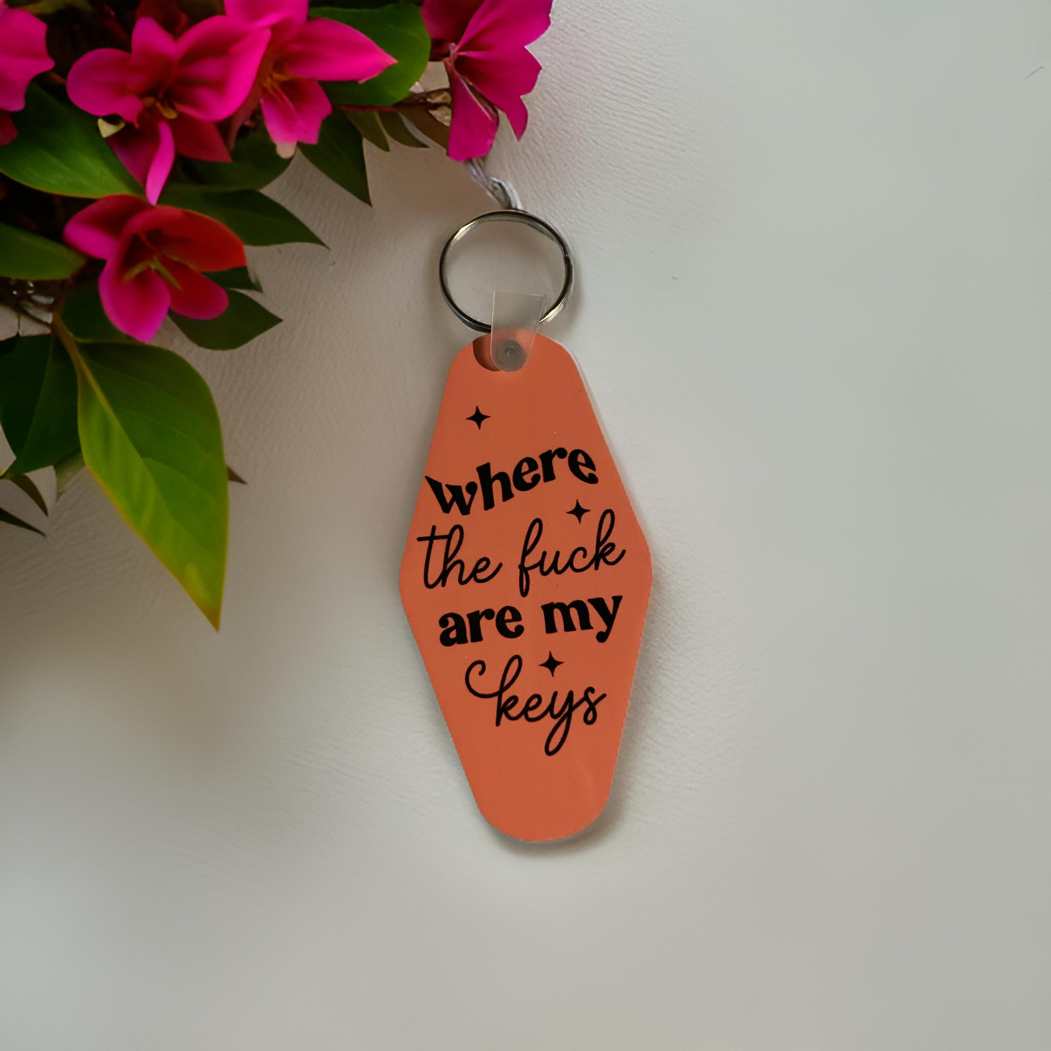 Where The Fuck Are My Keys Keychain