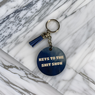 Keys To The Shit Show Keychain