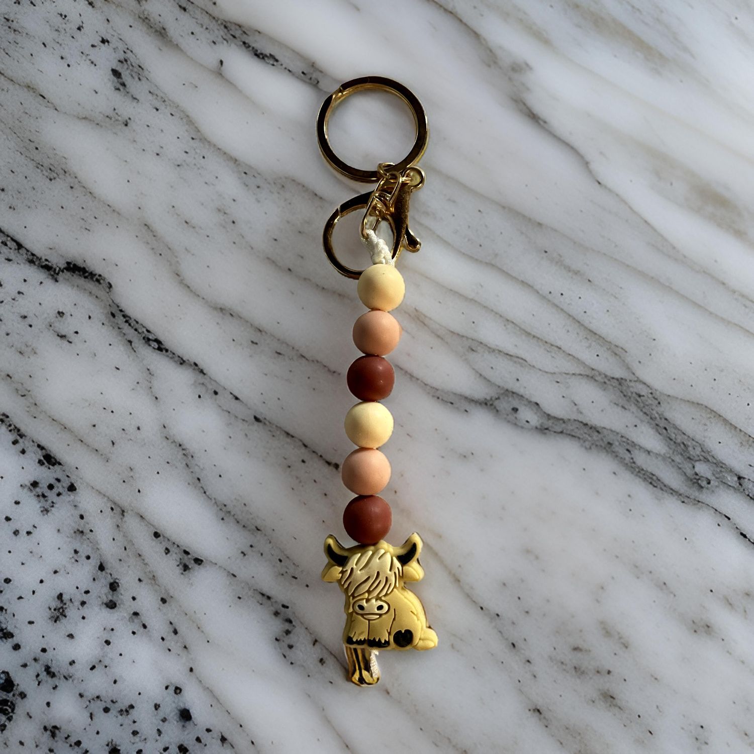 Cow Keychain