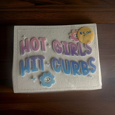 Hot Girls Hit Curbs Decal