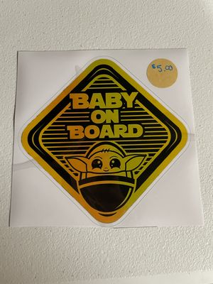 Baby On Board Decal