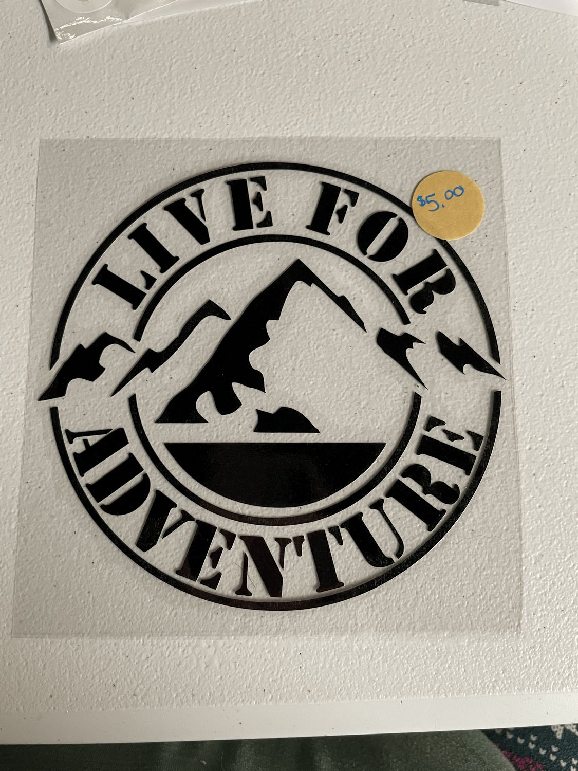 Live For Adventure Decal