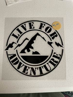 Live For Adventure Decal