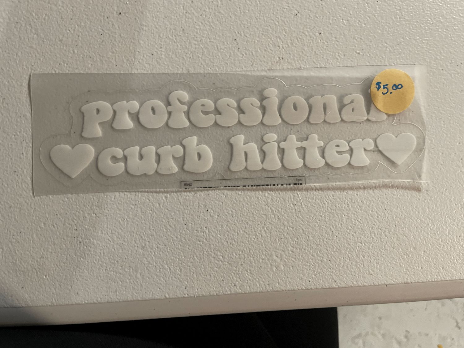 Professional Curb Hitter Decal