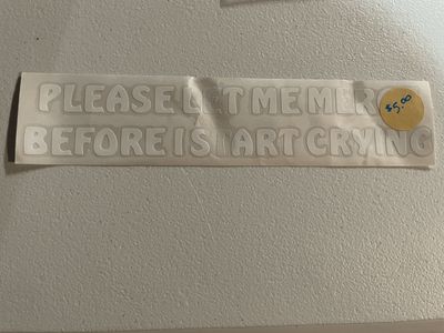 Please Let Merge Before I Start Crying Decal