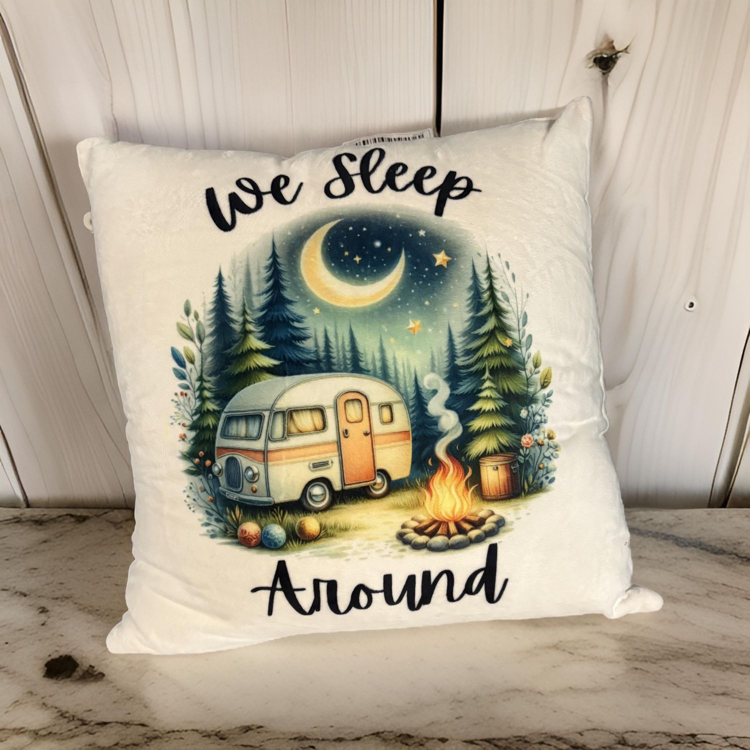 We Sleep Around Pillow
