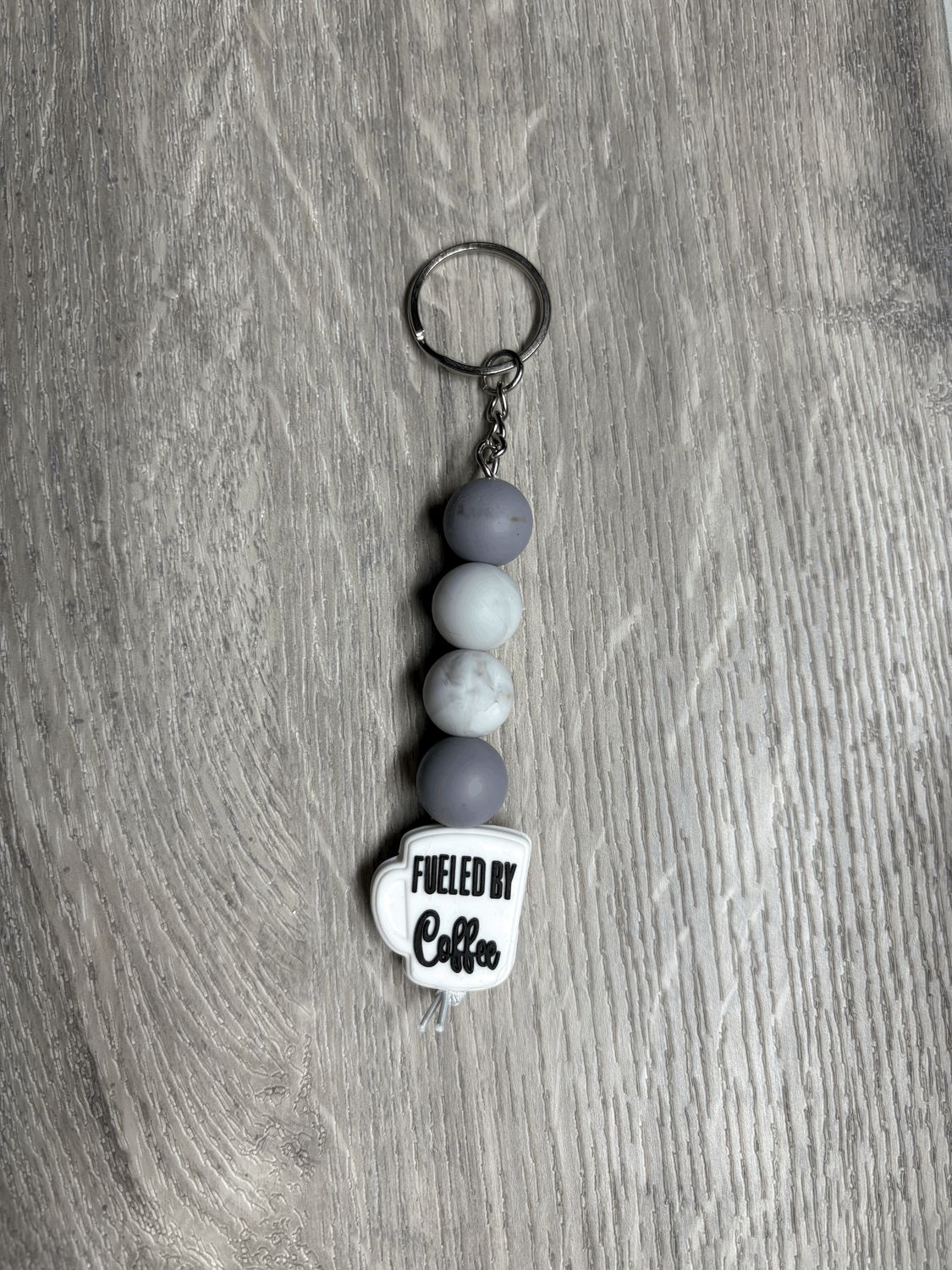 Fueled By Coffee Keychain