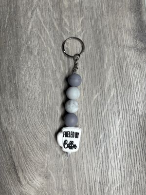 Fueled By Coffee Keychain