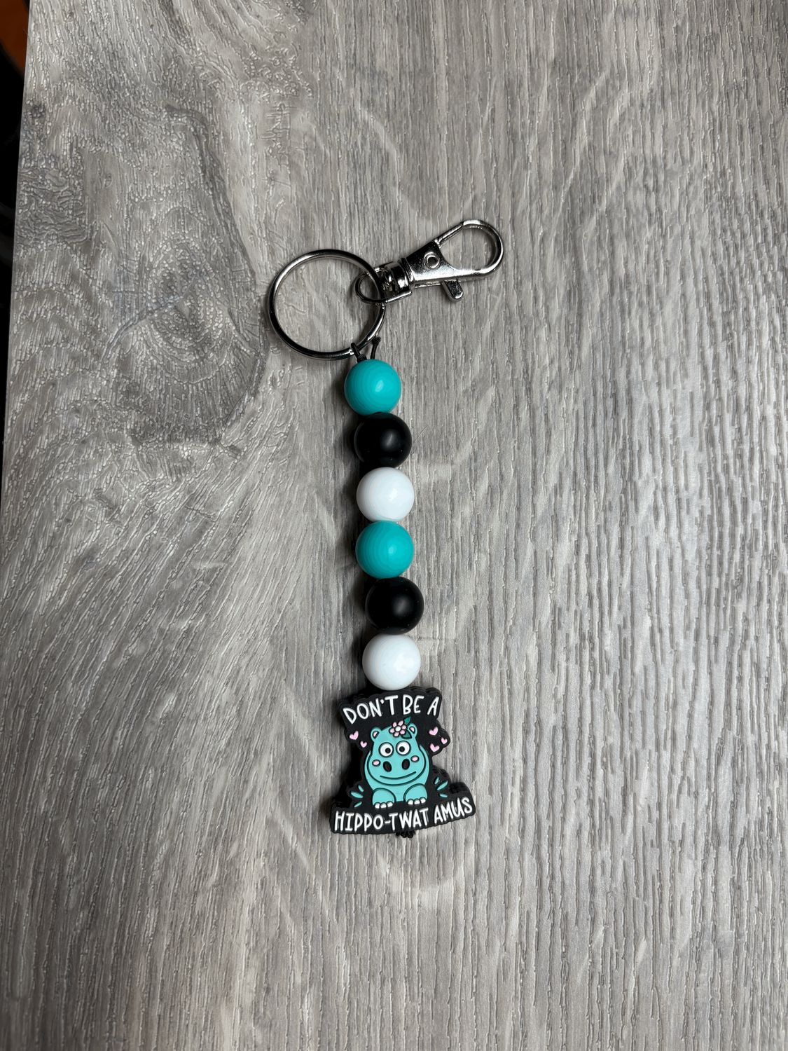 Don&#39;t Be A Hippo-Twat-Amus - Keychain