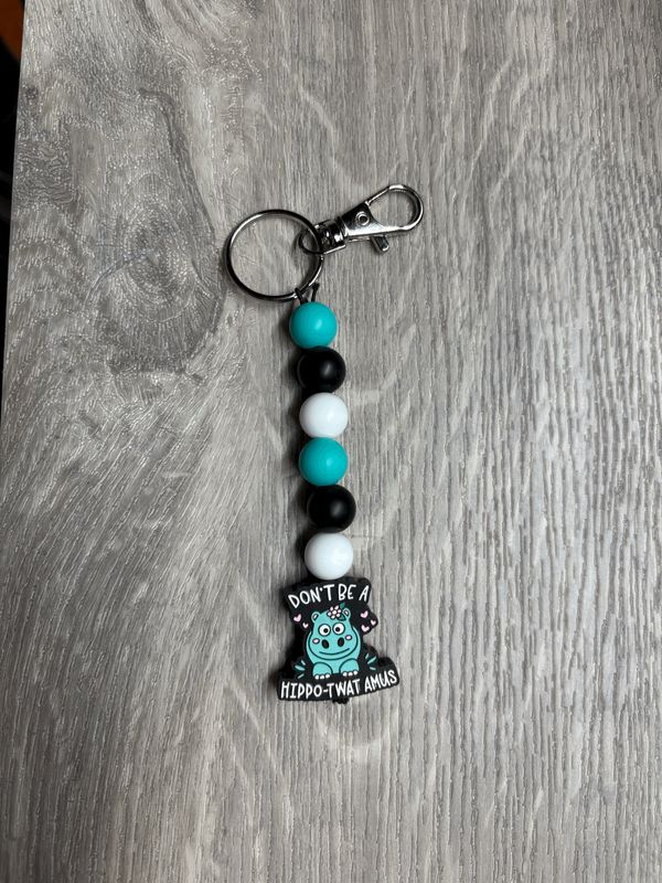 Don&#39;t Be A Hippo-Twat-Amus - Keychain