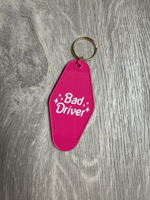 Bad Driver Keychain