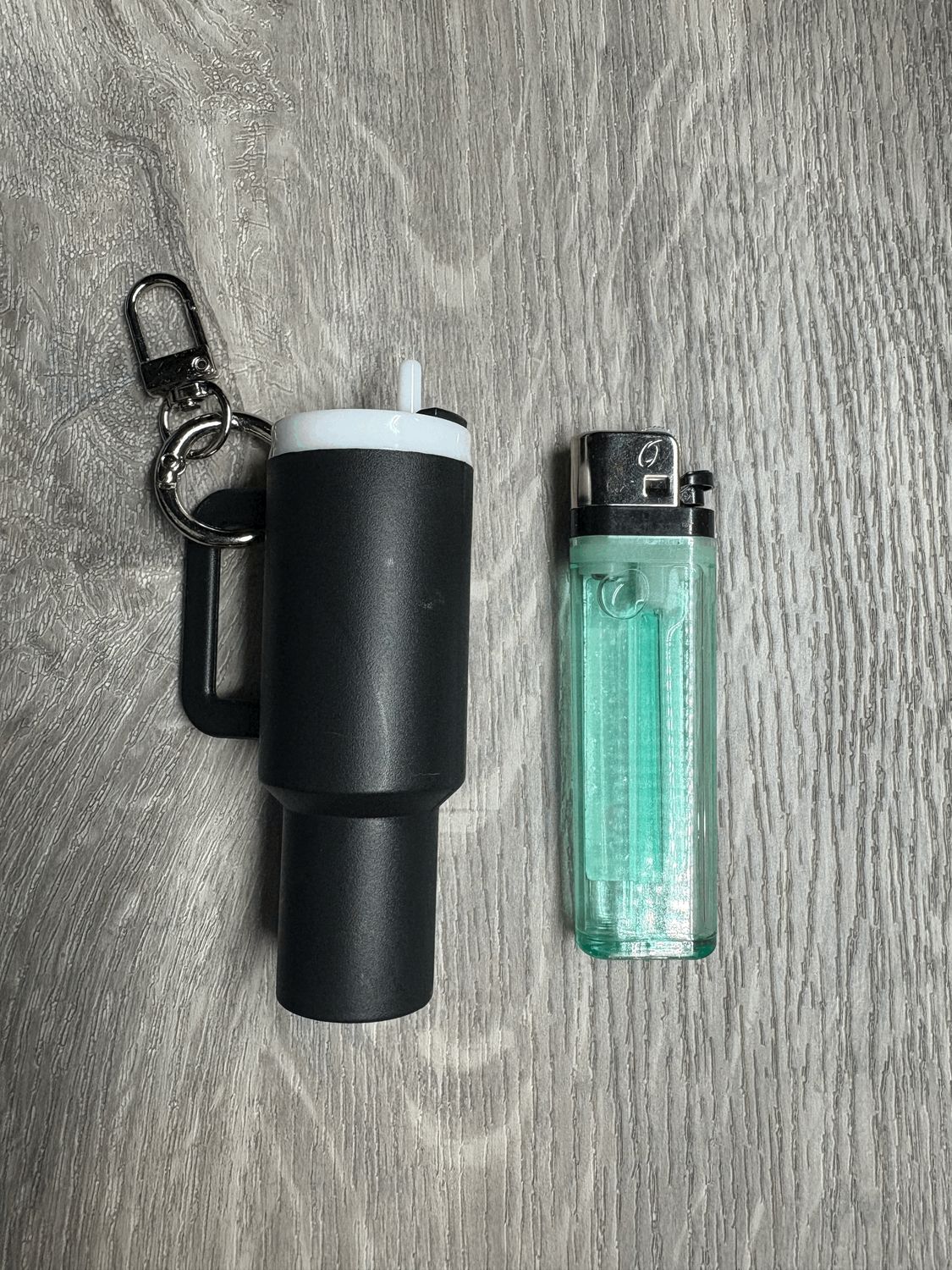 Black Stanley Keychain