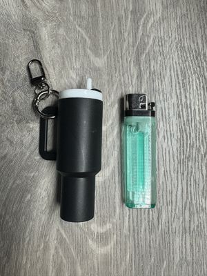 Black Stanley Keychain