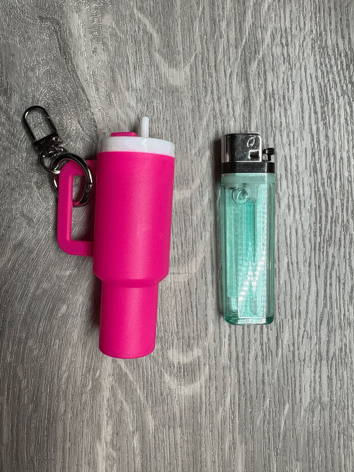 Hot Pink Stanley Keychain