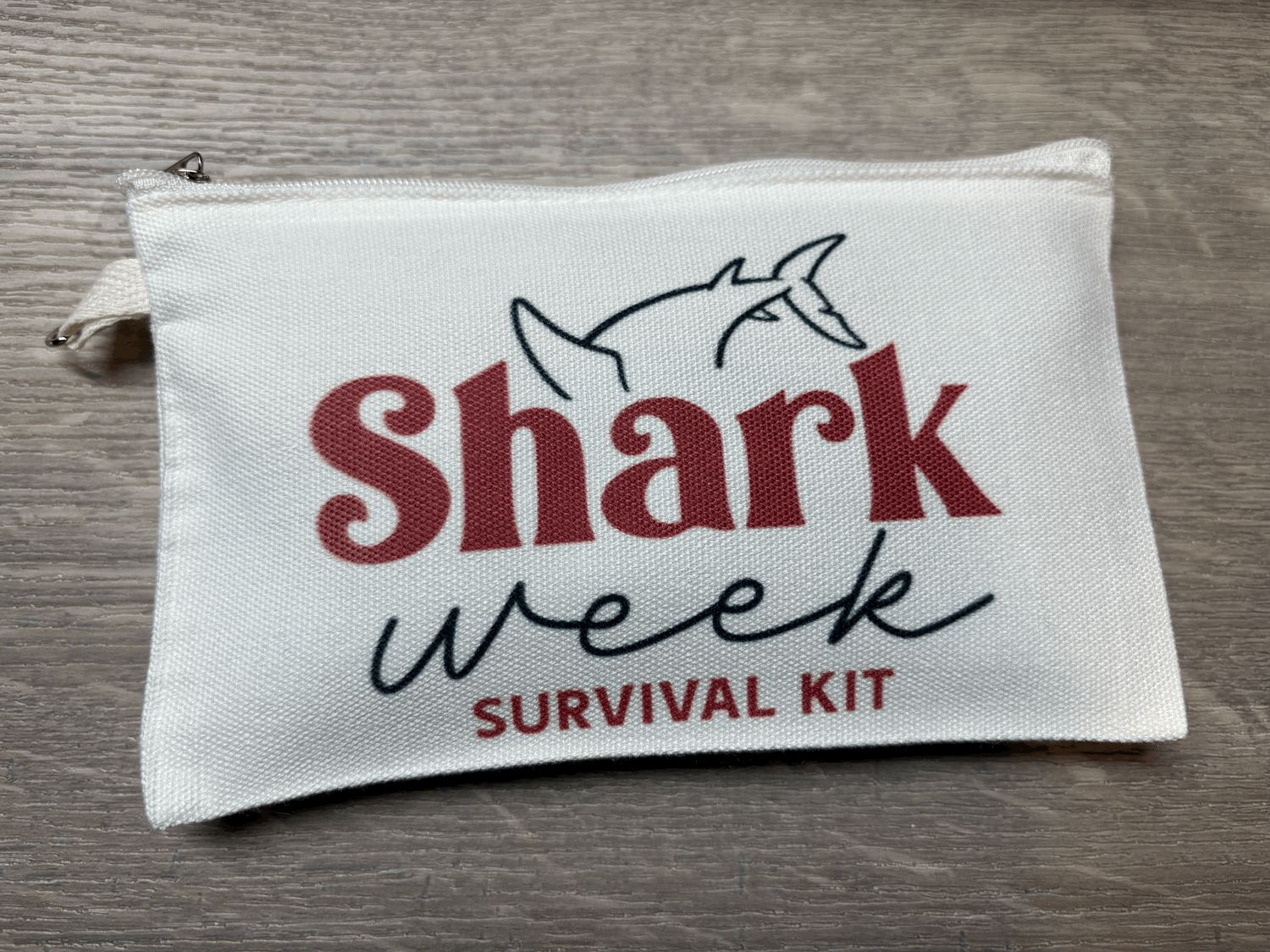 Shark Week Survival Kit Cosmetic Bag