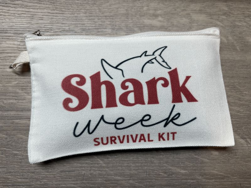 Shark Week Survival Kit Cosmetic Bag