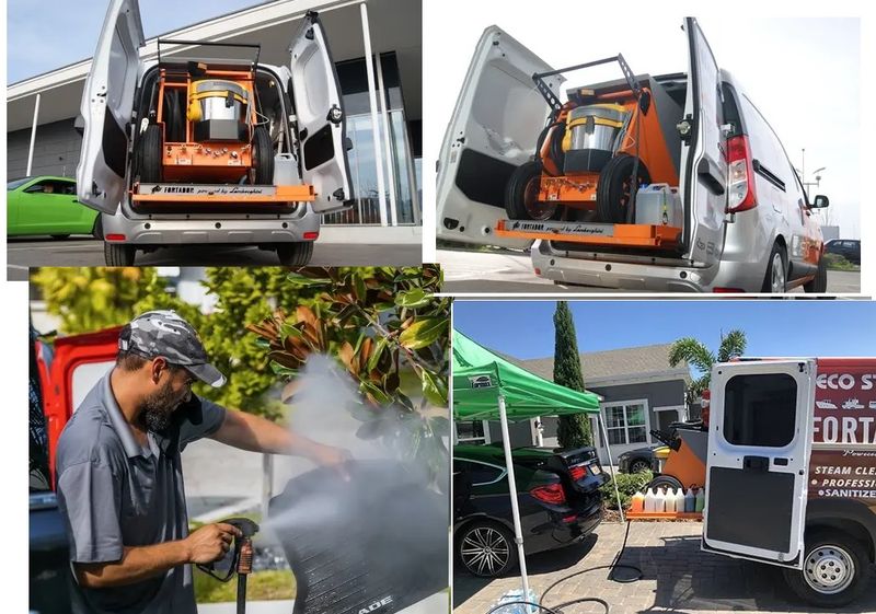 Equipo De CarWash Móvil Hidrolavadora Profesional, Generador De Alto Desempeño y Aspiradora De Solidos Y Líquidos