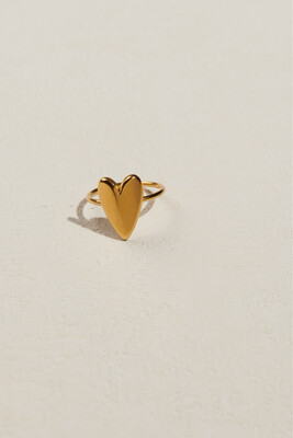 Heart Gold Ring