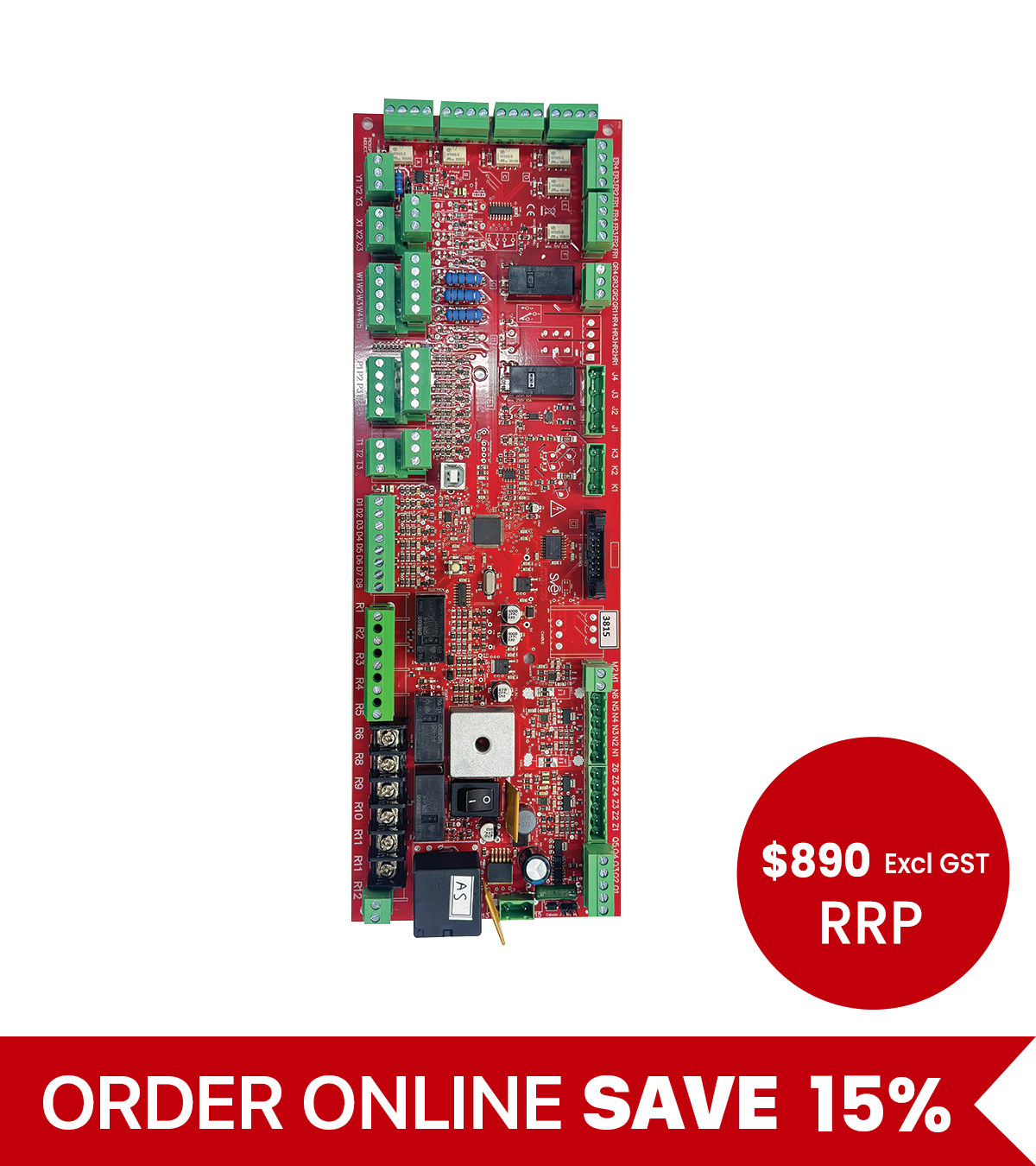 SVE SCF840 Control Panel Base Plate Card | SAF840-D-AS-IO