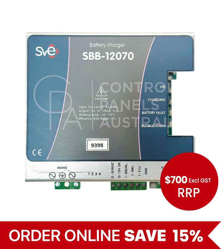 Battery Charger Horizontal + Canopy 12VDC / 7A - SBB12070 V2