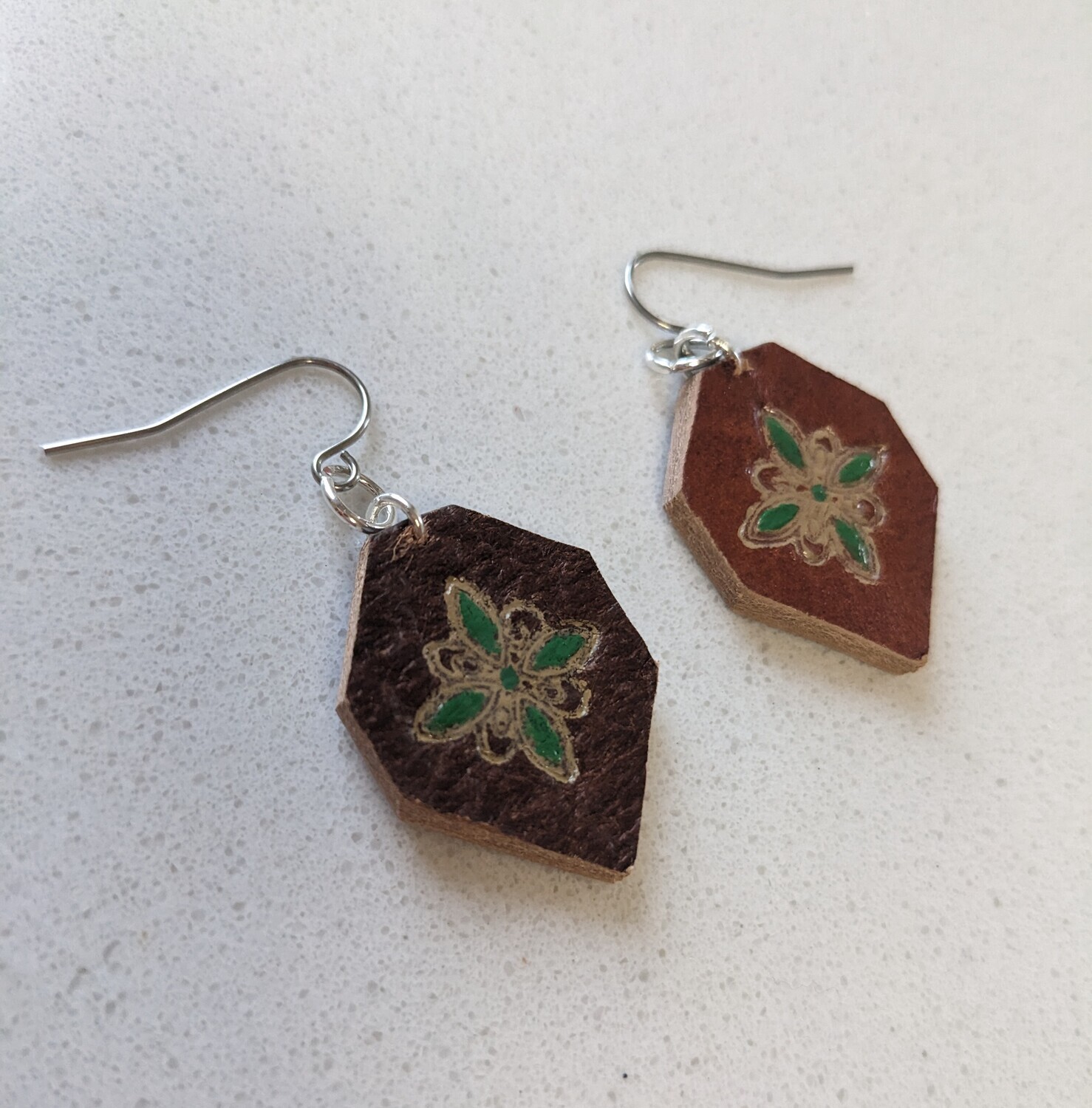 Emerald Sigil Earrings