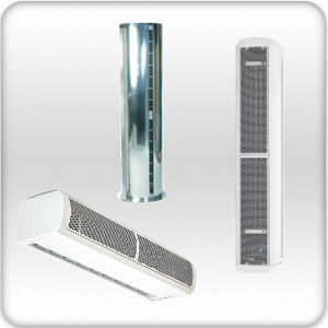Location et vente de rideau d'air chaud électrique