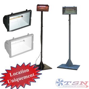 Radian électrique type SPOT GOLD 1300 IP54 Radian électrique type SPOT GOLD 1300 IP54