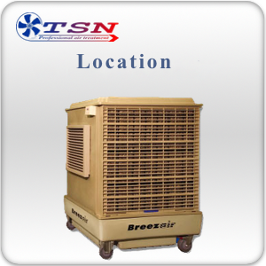 Rafraichisseur adiabatique professionnel Breezair EA120