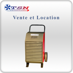 Déshumidificateur Thermobile DRY 62 avec réservoir et évacuation direct  max. 52L/24H - 550 m3/h