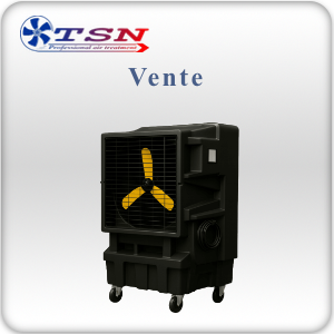 Rafraîchisseur adiabatique professionnel KM12 avec filtration et lampe UV Rafraîchisseur adiabatique professionnel KM12 avec filtration et lampe UV