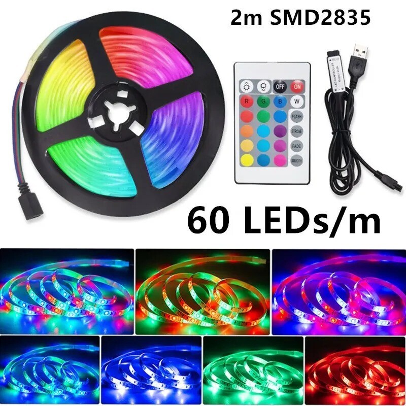 RGB Led Light Strip With Remote (1-20M)