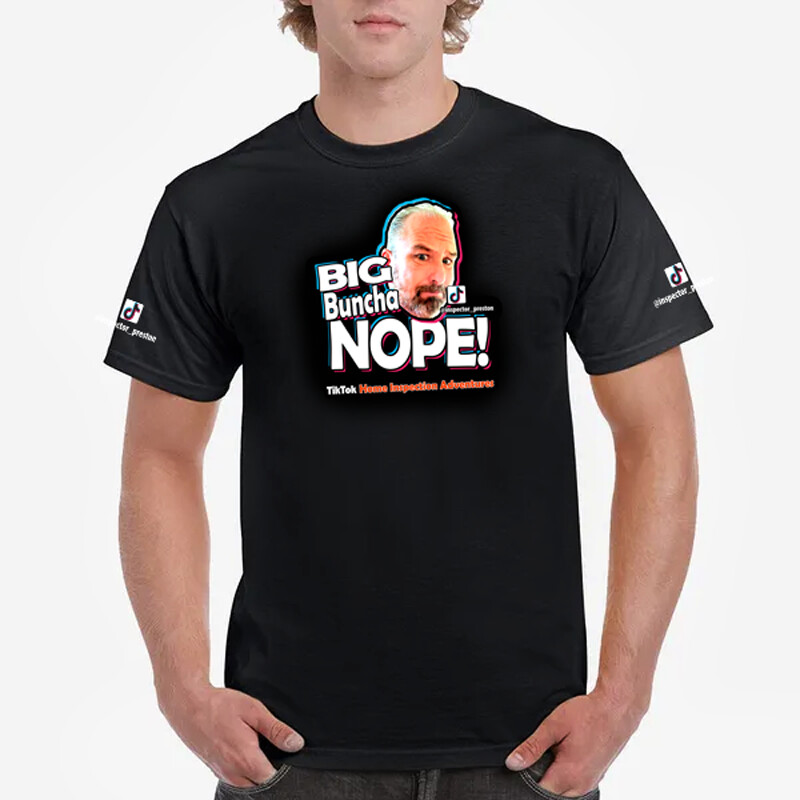 Men's "Face" T-Shirt, Color: Large / Black