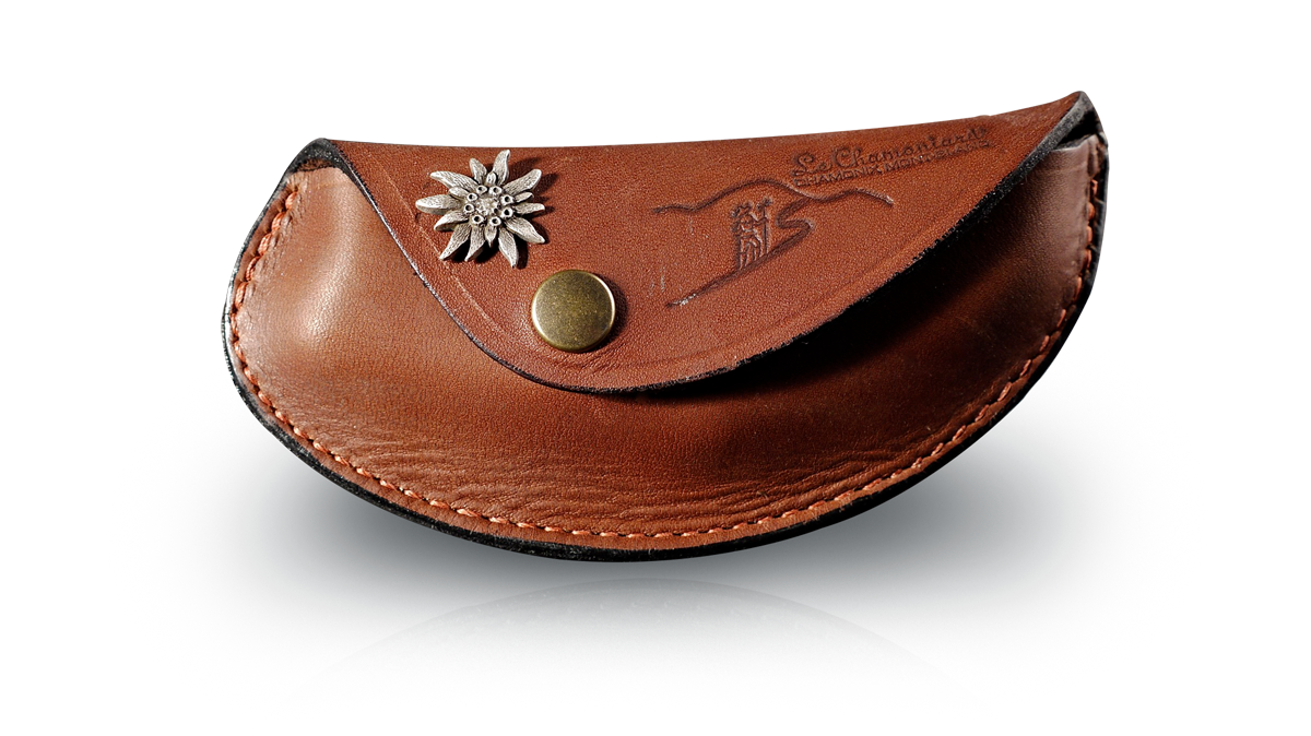 Etuis en cuir marron