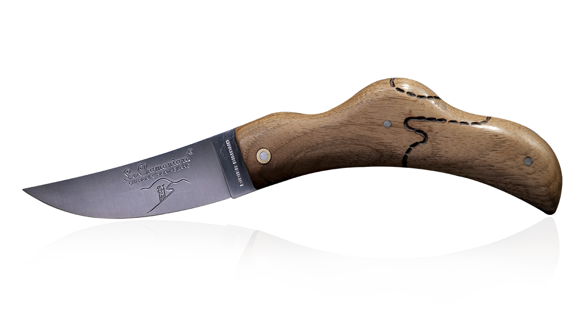 Couteau Le Chamoniard en Noyer