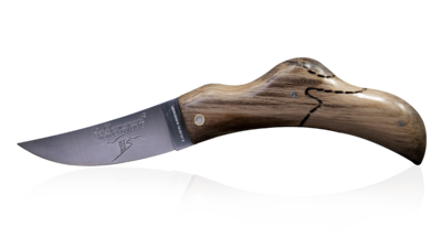 Couteau Le Chamoniard en Arolle bois fossile