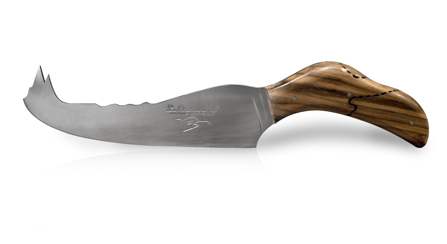 Couteau à fromage Le Chamoniard en Noyer