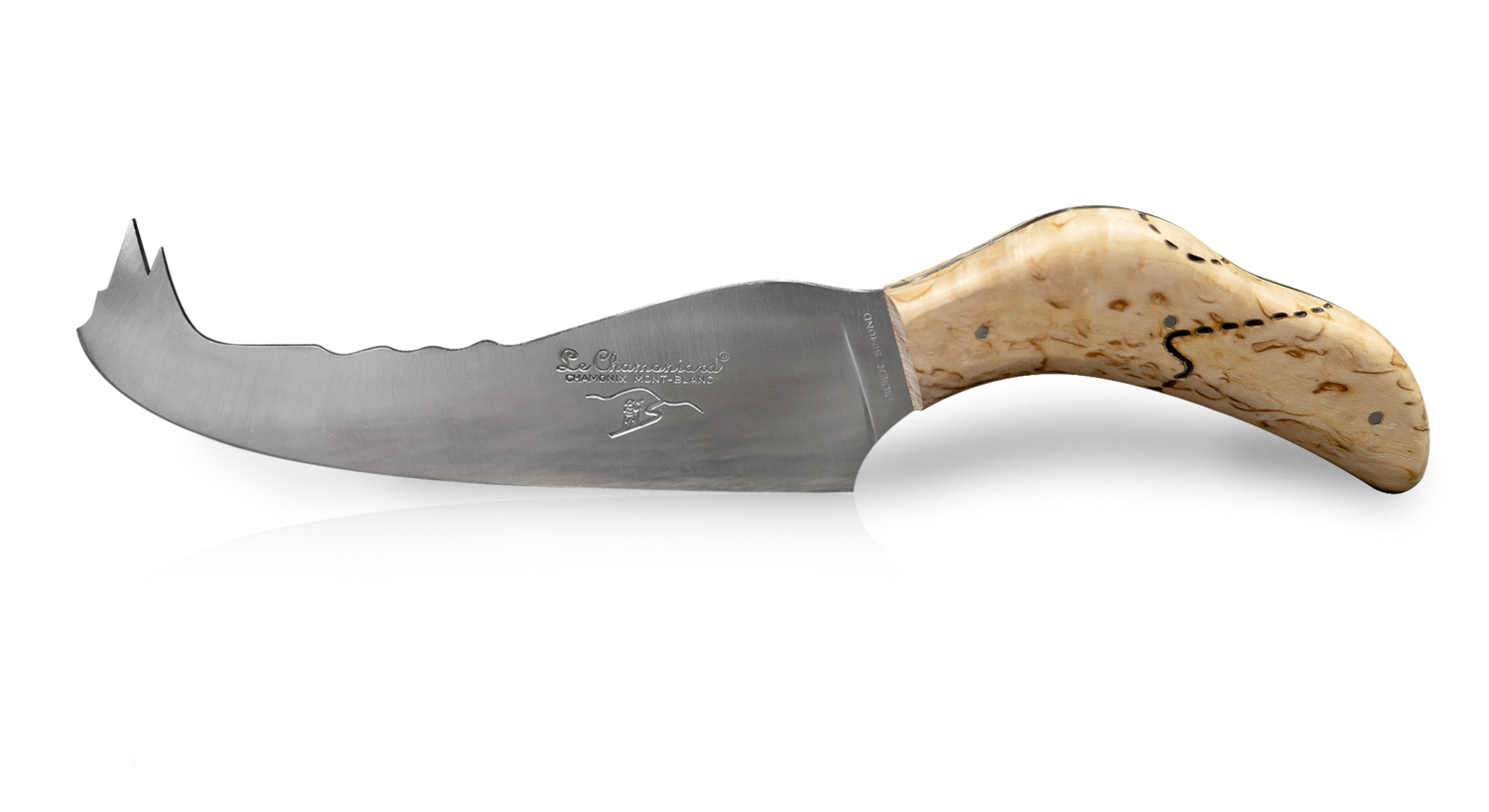 Couteau à fromage Le Chamoniard en Bouleau