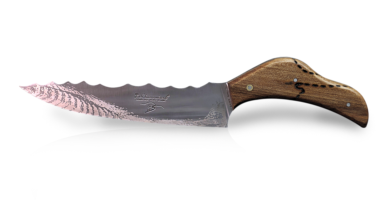 Couteau Le Chamoniard Le Chef en Noyer