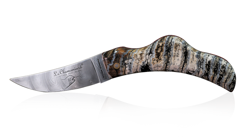 Couteau Le Chamoniard Dent de mammouth (Modèle Pavlov)