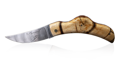 Couteau Le Chamoniard ivoire de mammouth (Moscou)