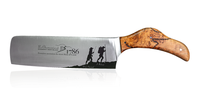 Couteau Le Chamoniard Nakiri en Genévrier